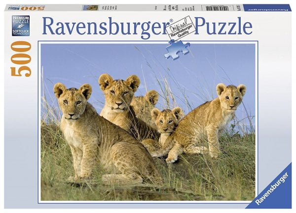 Lion Babies 500 Piece Puzzle - Ravensburger