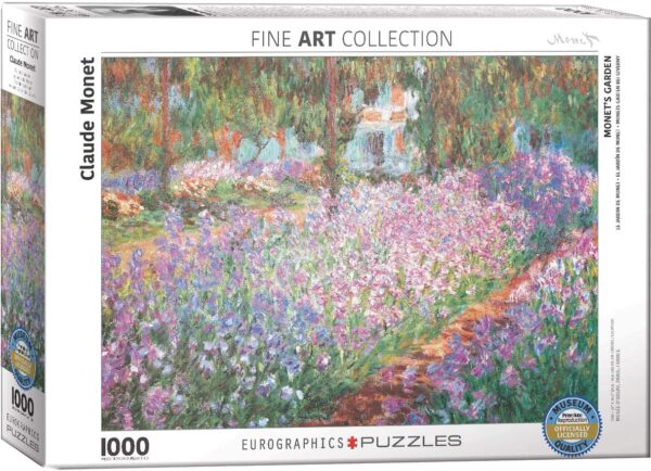 Monet - Monet's Garden 1000 Piece Puzzle - Eurographics