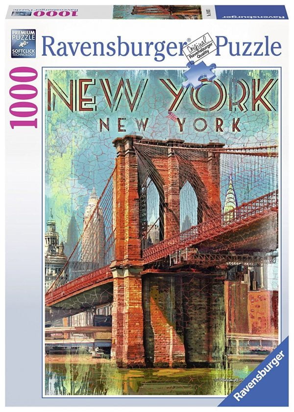 Retro New York 1000 Piece Jigsaw Puzzle - Ravensburger