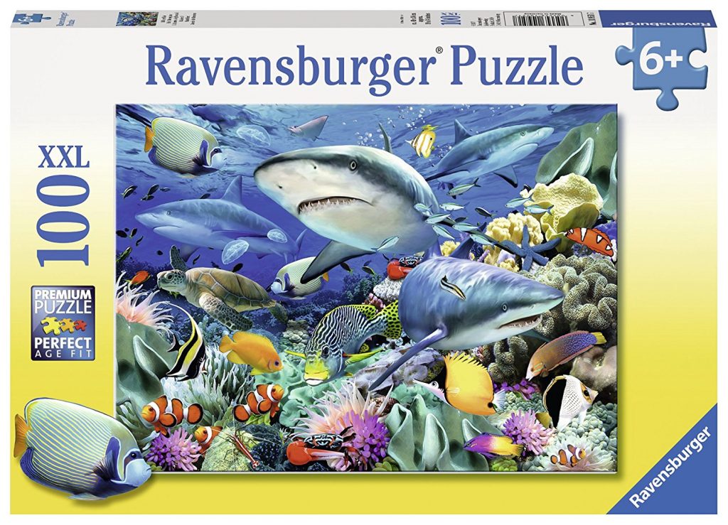 REEF OF THE SHARKS 100 XXL PIECE RAVENSBURGER PUZZLE