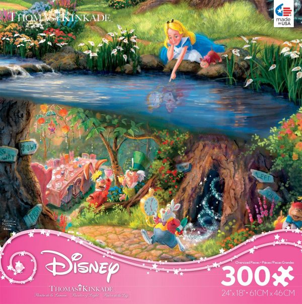 Thomas Kinkade Disney - Alice in Wonderland - 300 Large