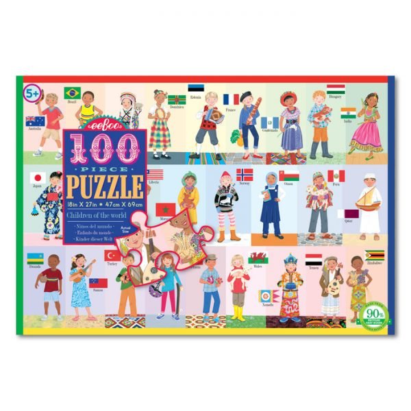 Children of the World 100 Piece Jigsaw Puzzle - eeBoo