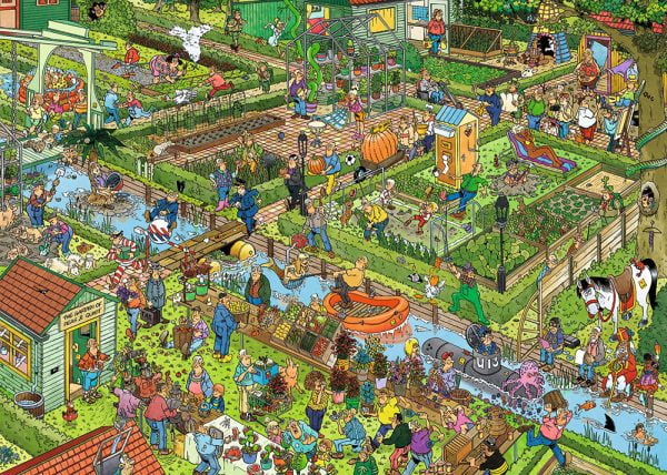 JVH The Vegetable Garden 1000 Piece Jigsaw Puzzle