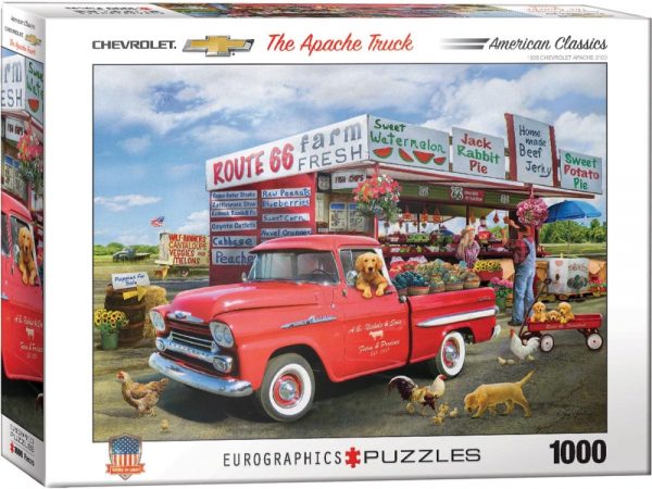 Eurographics - The Apache Truck 1000 Piece Jigsaw Puzzle - Image 2