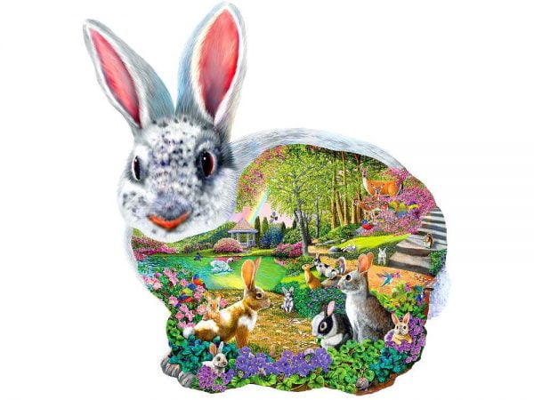 Bunny Hollow Approx 1000 Piece Shaped Jigsaw Puzzle - Sunsout
