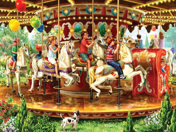 Carousel Ride 1000 Piece Jigsaw Puzzle