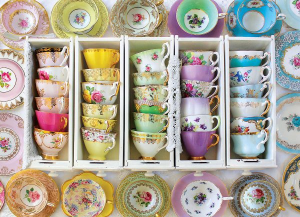 Colourful Tea cups 1000 Piece - Eurographics