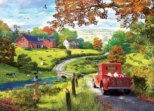 Country Drive 1000 Piece Jigsaw Puzzle