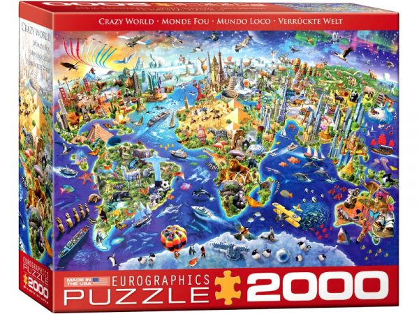 Crazy World 2000 Piece Jigsaw Puzzle - Eurographics