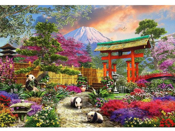 Fuji Flora 550 Piece Sunsout Jigsaw Puzzle