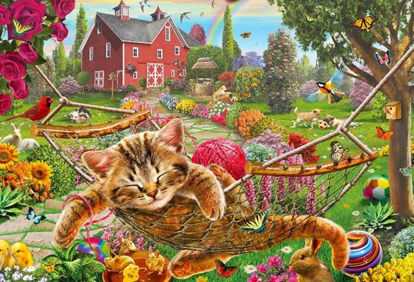 Gallery 4 - Cat on the Farm 300 XL Piece Holdson Puzzle