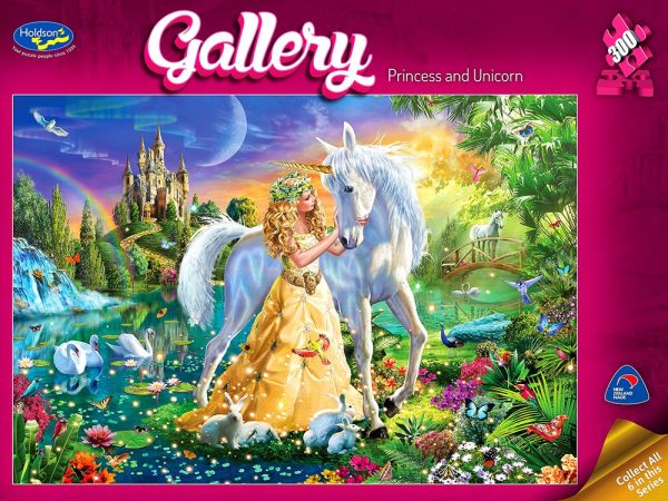 Gallery 4 - Princess and Unicorn 300 XL Piece Puzzle