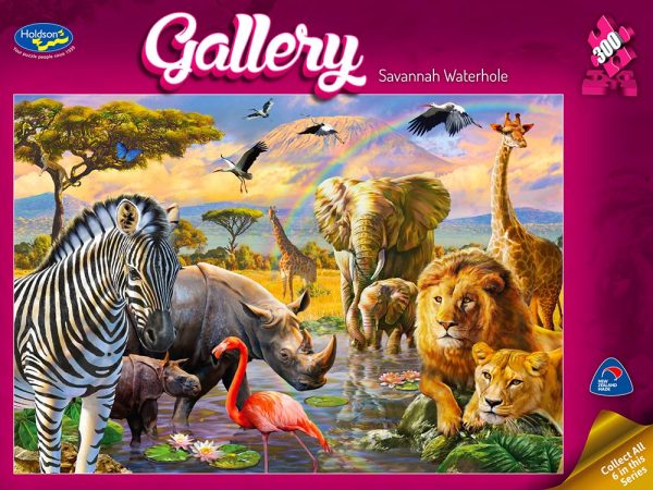 Gallery 4 - Savannah Waterhole 300 XL Piece Puzzle