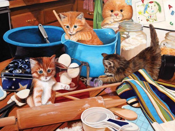 Kitties in the Kitchen 1000 Piece Jigsaw Puzzle