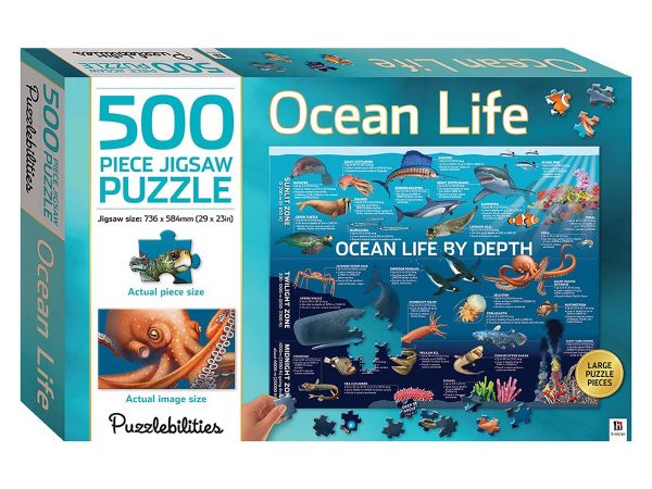 Ocean Life 500 Piece Jigsaw Puzzle - Puzzlebilities