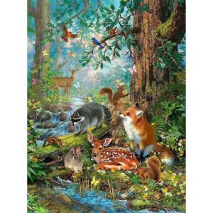 Out in the Forest 1000 Piece Jigsaw Puzzle - Sunsout