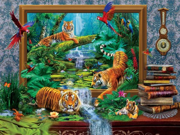 Out of the Jungle 1000 Piece Jigsaw Puzzle - Sunsout