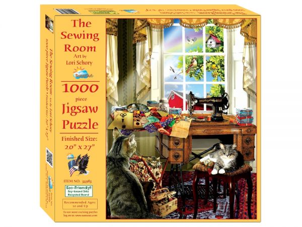The Sewing Room 1000 Piece Jigsaw Puzzle - Sunsout