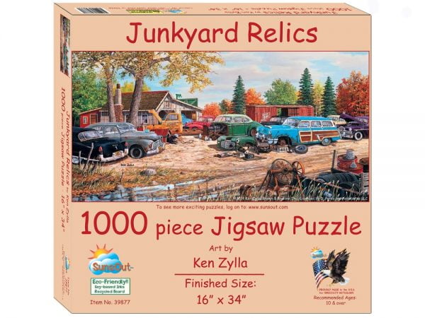 Junkyard Relics 1000 Piece Jigsaw Puzzle - Sunsout