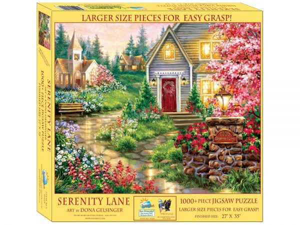 Serenity Lane 1000 XL Piece Jigsaw Puzzle - Sunsout