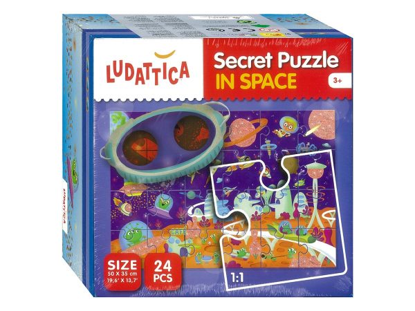 Secret Puzzle - In Space 24 Large Pieces - Ludattica