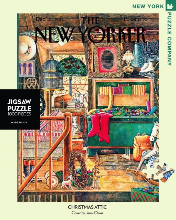 The New Yorker - Christmas Attic 1000 Piece Puzzle