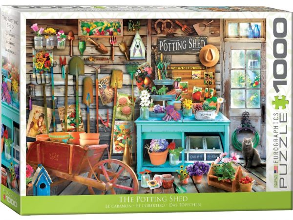 The Potting Shed 1000 Piece Puzzle - Eurographics