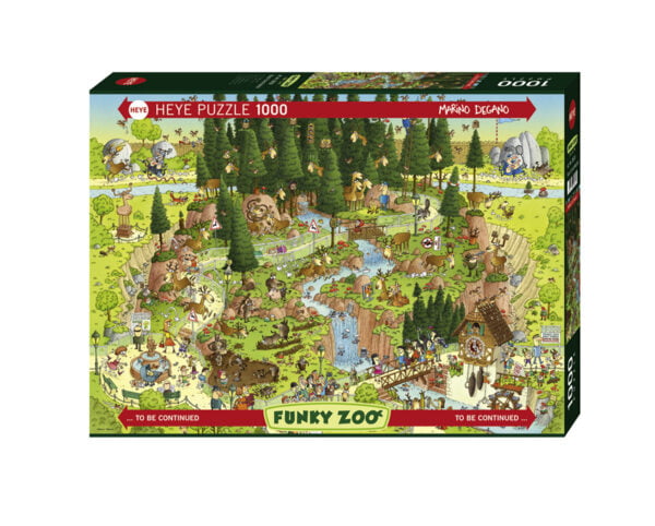 Funky Zoo - Black Forest 1000 Piece Jigsaw Puzzle - Heye