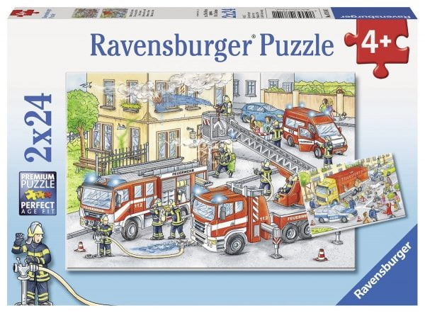 Heroes in Action 2 x 24 Piece Puzzle - Ravensburger