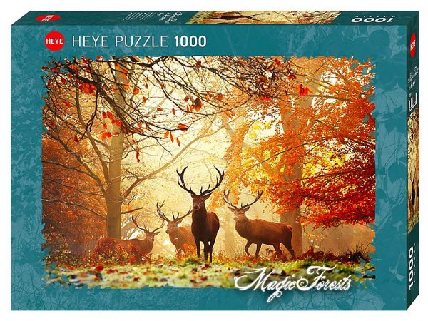 Magic Forests - Stags 1000 Piece Heye Jigsaw Puzzle