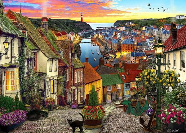 Of Land and Sea - Harbour Village 1000 Piece Holdson Puzzle