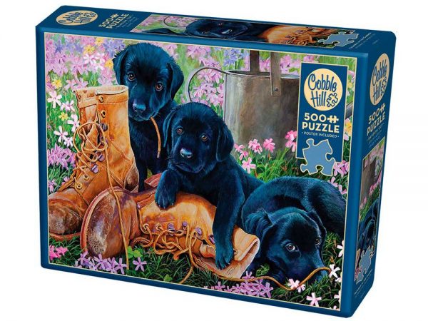 Trouble in the Garden 500 Piece Cobble Hill Jigsaw Puzzle