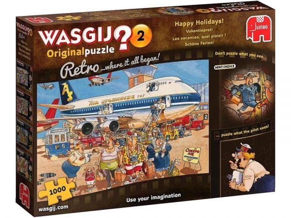 Wasgij Original Retro 2 - Happy Holidays 1000 Piece Puzzle - Jumbo