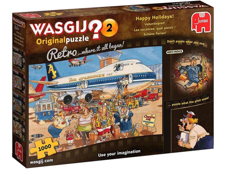 WASGIJ ORIGINAL RETRO 2 - HAPPY HOLIDAYS 1000 PIECE PUZZLE