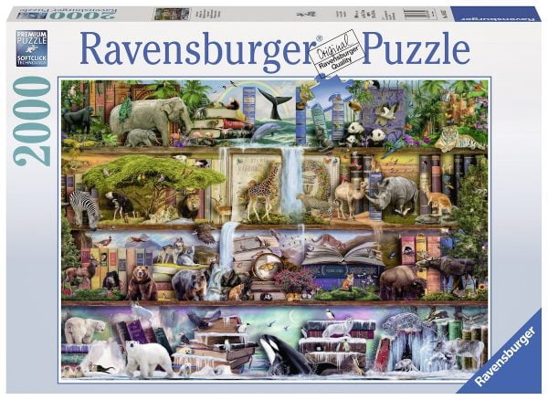 Wild Kingdom Shelves 2000 Piece Puzzle - Ravensburger