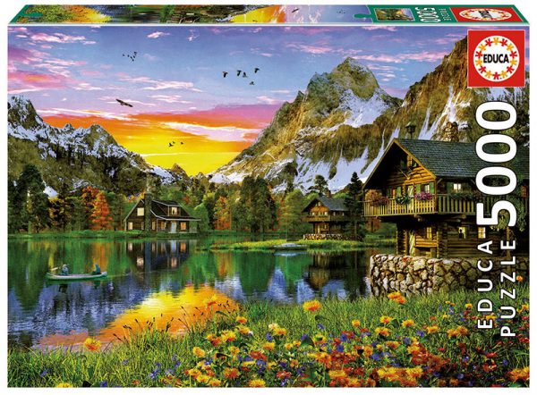 Alpine Lake 5000 Piece Educa Jigsaw Puzzle