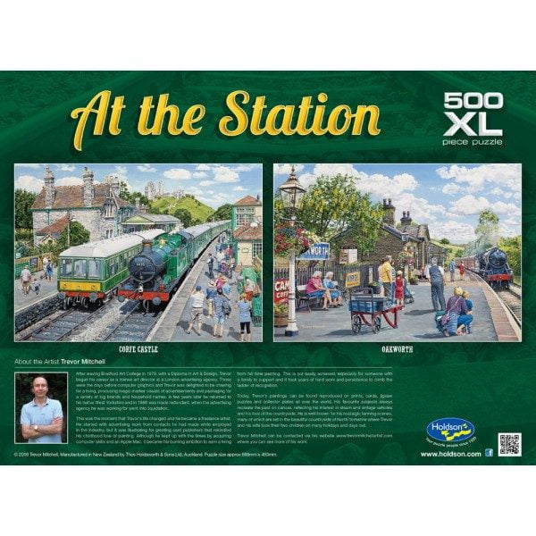 At the Station - Oakworth 500 XL Piece Jigsaw Puzzle