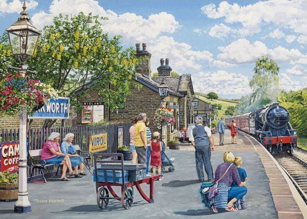 At the Station - Oakworth 500 XL Piece Jigsaw Puzzle
