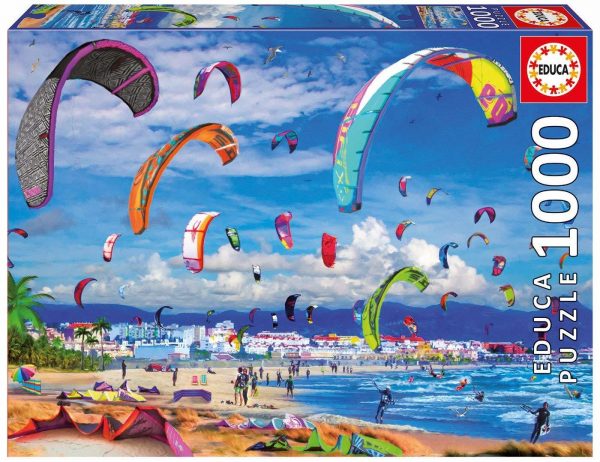 Kite Surfing 1000 Piece Educa Jigsaw Puzzle