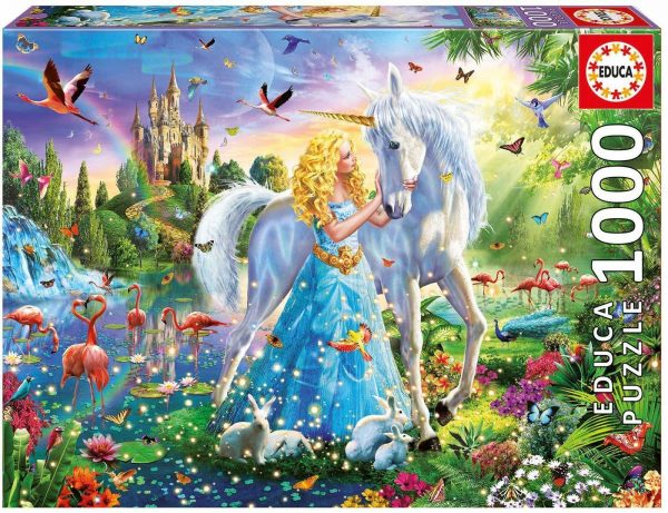 The Princess and the Unicorn 1000 Piece Jigsaw Puzzle