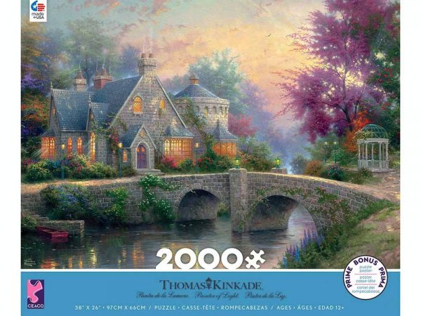 Thomas Kinkade Lamplight Manor 2000 Piece Puzzle
