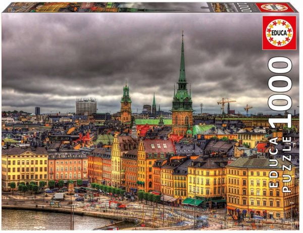 Views of Stockholm Sweden 1000 Piece Educa Jigsaw Puzzle