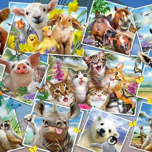 Animal Selfies 200 Piece Jigsaw Puzzle - Schmidt