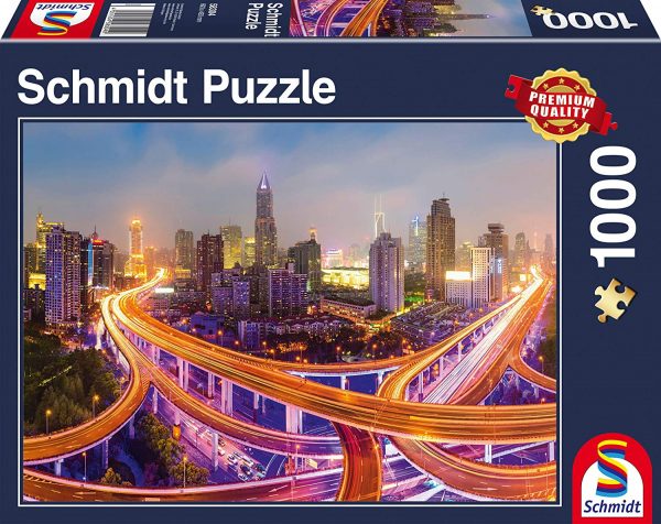 Big City Lights 1000 Piece Jigsaw Puzzle - Schmidt
