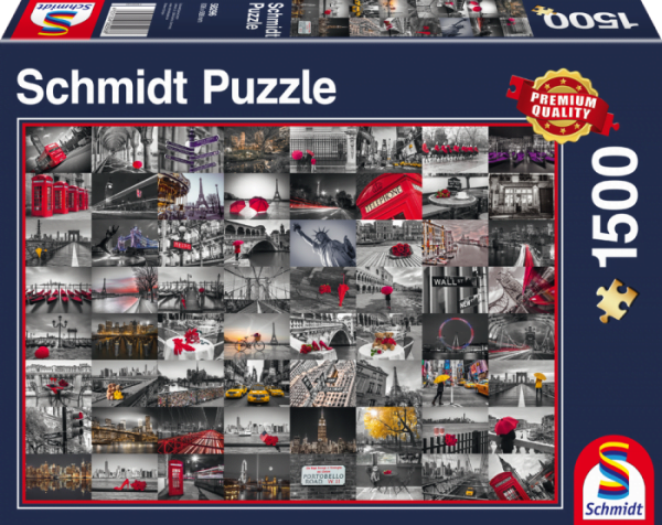City Images 1500 Piece Schmidt Jigsaw Puzzle