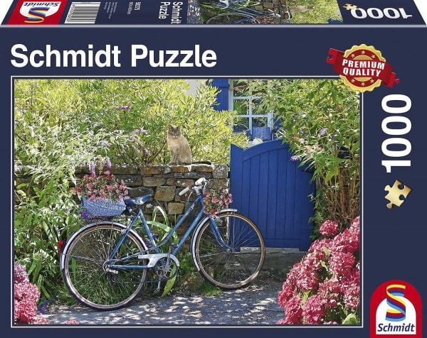 Country Outing by Bike 1000 Piece Jigsw Puzzle - Schmidt