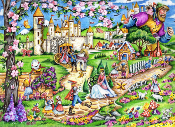 Fairytale World 100 Piece Jigsaw Puzzle