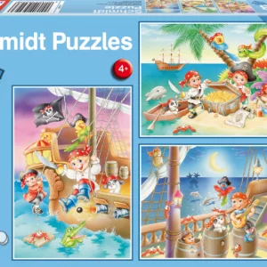 Gang of Pirates 3 x 48 Piece Schmidt Puzzle