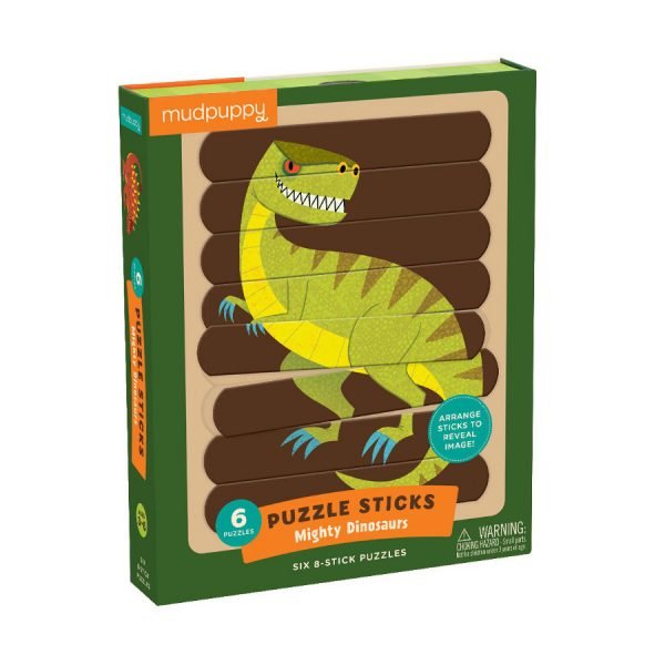Puzzle Sticks - Mighty Dinosaurs - Mudpuppy