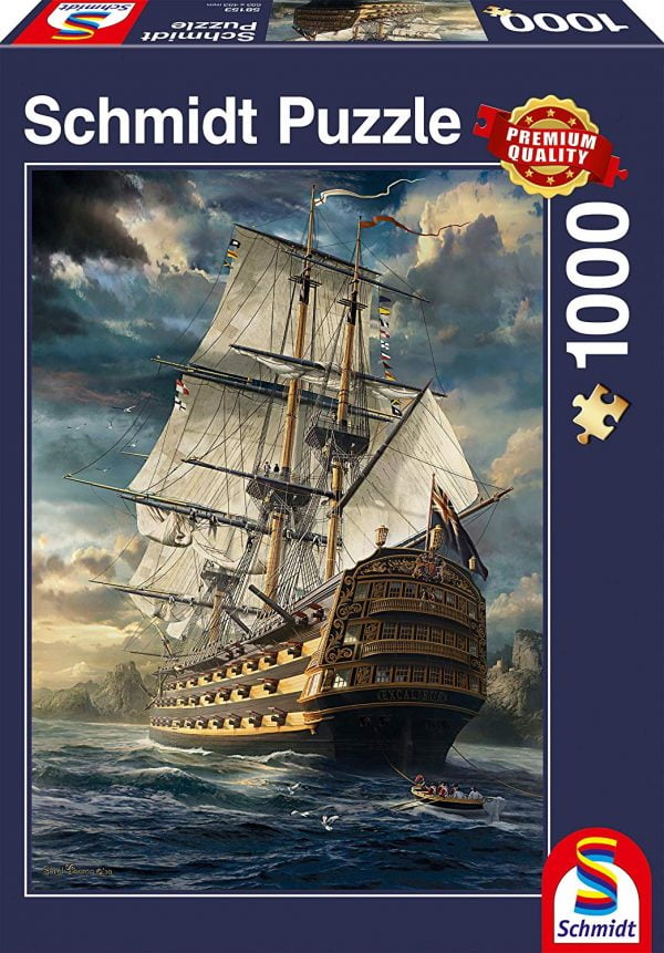 Sails Set 1000 Piece Jigsaw Puzzle - Schmidt